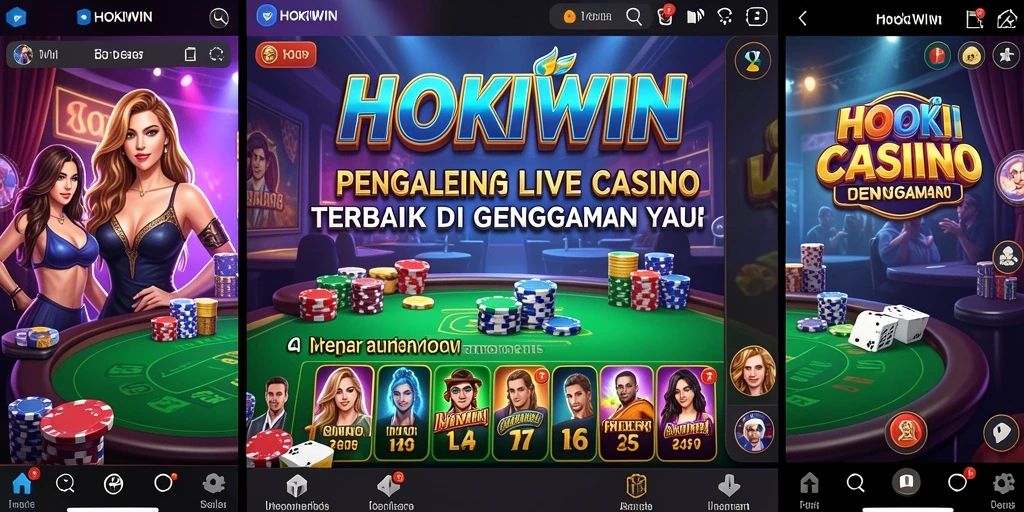 Tampilan gameplay Live Casino yang mendebarkan dan interaktif.