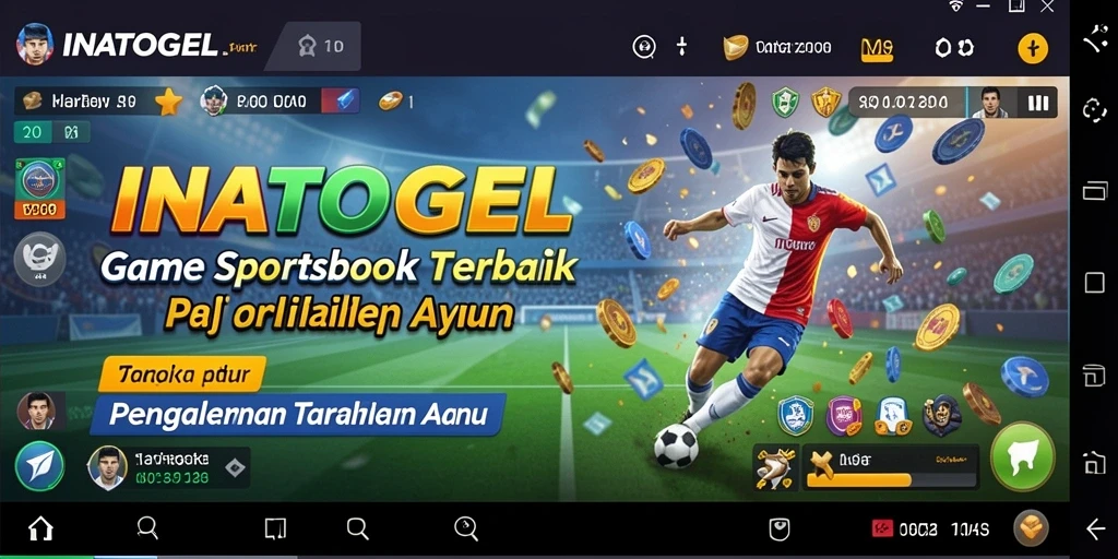 Screenshot INATOGEL menampilkan pengalaman taruhan olahraga yang menarik.