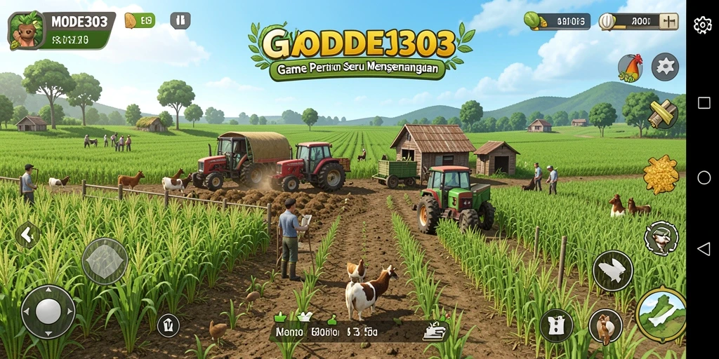 Gameplay seru dalam bertani dan mengelola lahan pertanian.