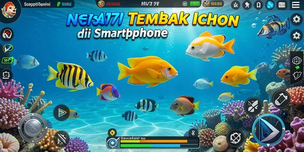 Tampilan seru gameplay Tembak Ikan di NV77.