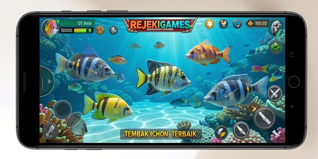Tampilan gameplay REJEKIGAMES yang seru dengan grafis menawan.